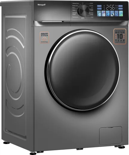 Стиральная машина WEISSGAUFF WM 56411 Color Touch Inverter Steam Dark Grey