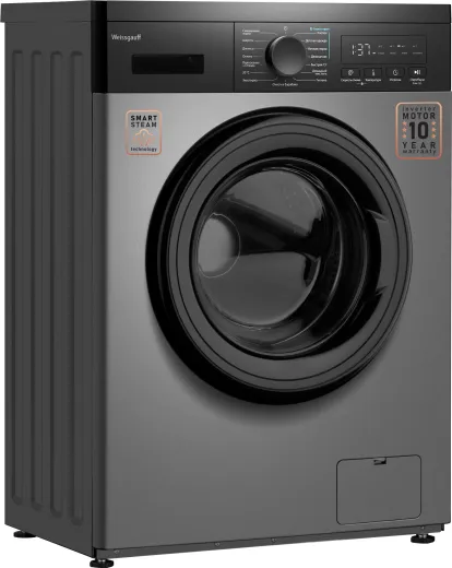 Стиральная машина WEISSGAUFF WM 42127 Inverter Steam Dark Grey