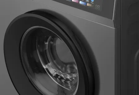 Стиральная машина WEISSGAUFF WM 39107 Full Touch Inverter Steam Grey