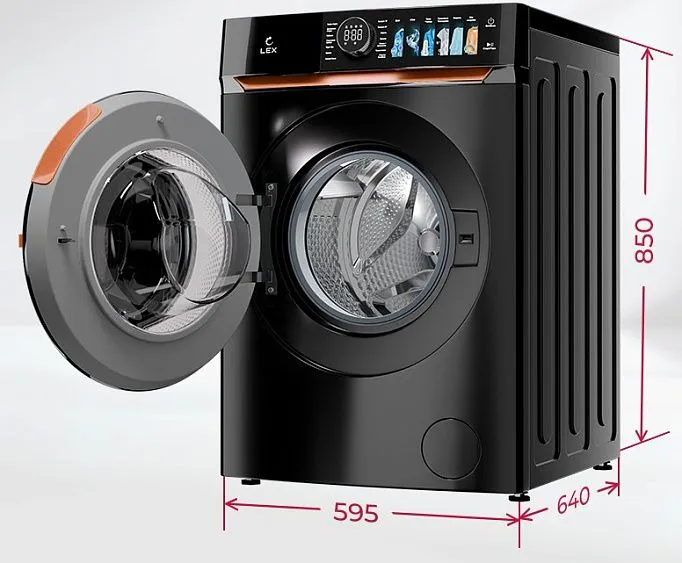 Стиральная машина LEX LWM12012BLIDD Lux