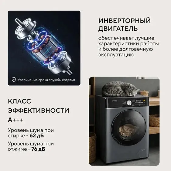 Стиральная машина HYUNDAI WME7217