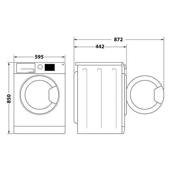 Стиральная машина WHIRLPOOL WRSB7238BBEU