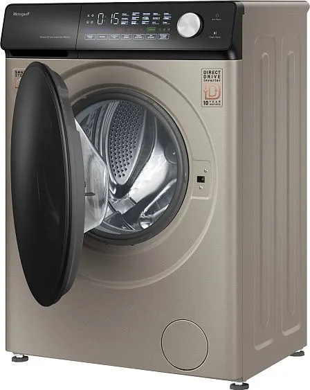 Стиральная машина WEISSGAUFF WM 45126 Steam Direct Drive Champagne