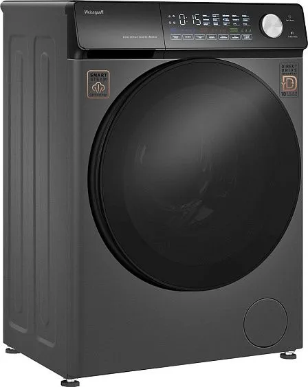 Стиральная машина WEISSGAUFF WM 45126 Steam Direct Drive Deep Grey