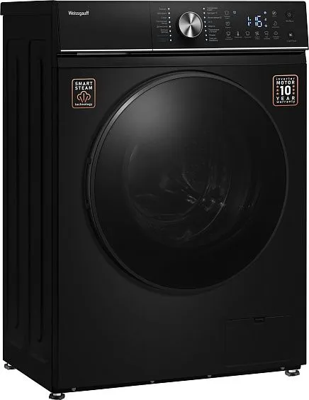 Стиральная машина WEISSGAUFF WM 47147 DC Inverter Steam Black