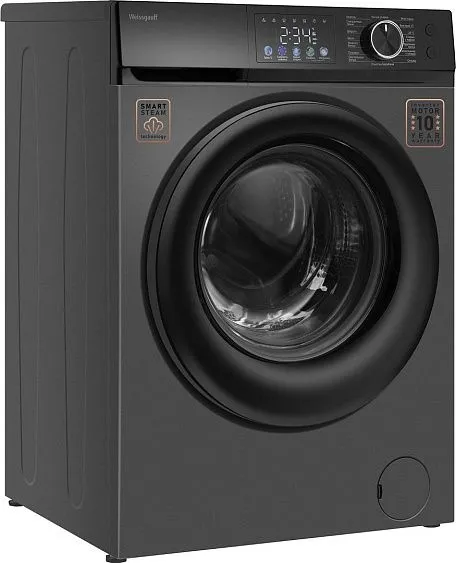Стиральная машина WEISSGAUFF WM 45127 Inverter Steam Color Touch Grey