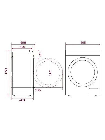 Стиральная машина LEX LWM08012WBTHID slim