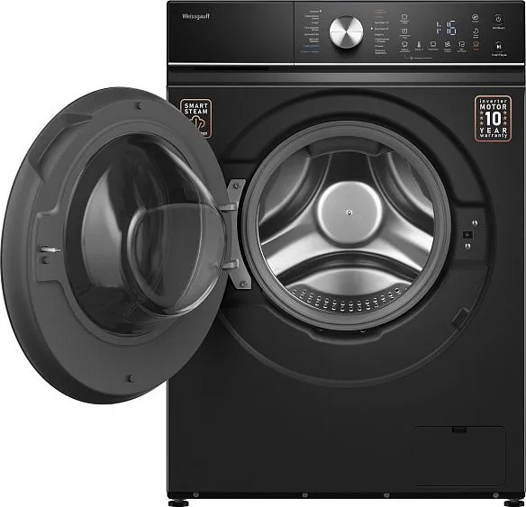 Стиральная машина WEISSGAUFF WMD 61211 D Inverter Steam Matt Black