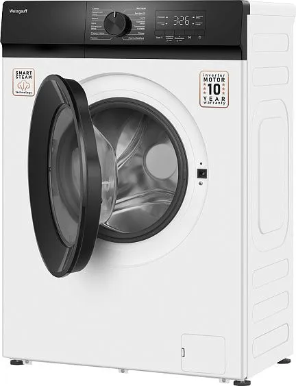 Стиральная машина WEISSGAUFF WM 39106 Inverter Steam