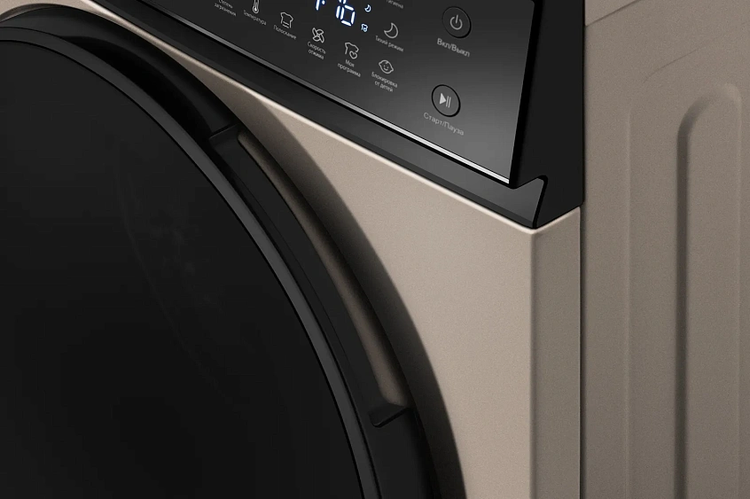 Стиральная машина WEISSGAUFF WM 47148 DC Inverter Steam Champagne