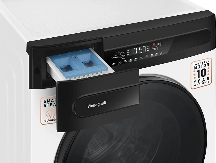 Стиральная машина WEISSGAUFF WM 4948 Inverter Steam