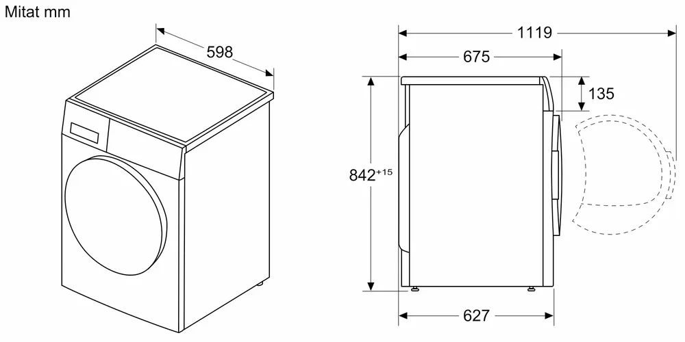 Сушильная машина BOSCH WRB247D0SN