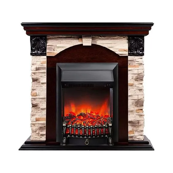 Камин REALFLAME DUBLIN LUX STD/EUG DN и Fobus BL (LUX)