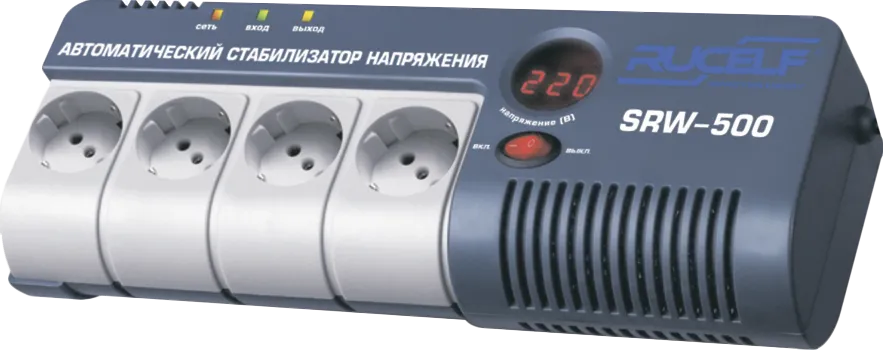 Стабилизатор напряжения релейный RUCELF srw-500-d