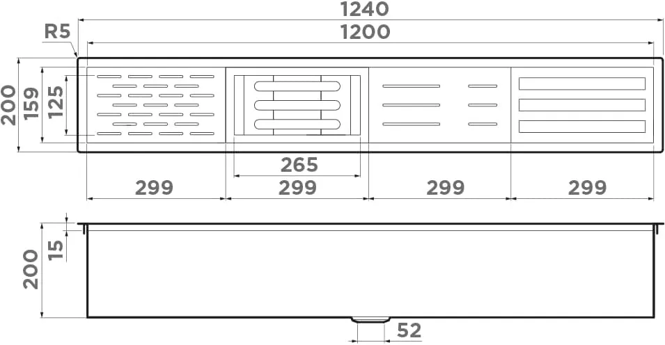 Сушка для посуды OMOIKIRI DRY-01-LG (4999108)