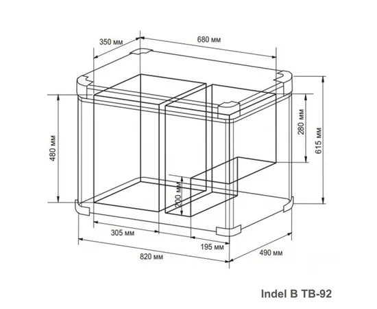 Автохолодильник INDEL B Travel Box STEEL TB92 DD STEEL BLACK