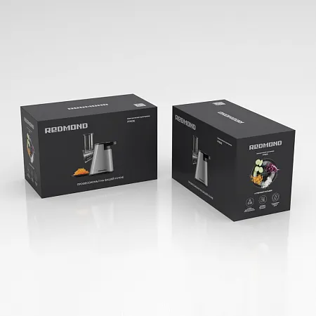 Мультирезка REDMOND FP-606 черный/сталь