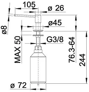 Диспенсер BLANCO piona 515992