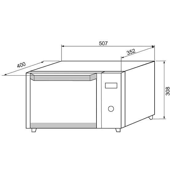 Мини-печь KRONA Ofen 28 BL