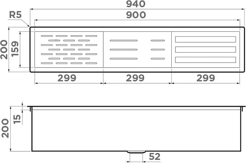 Сушка для посуды OMOIKIRI DRY-02-LG (4999111)