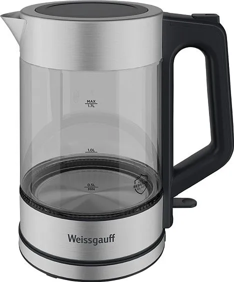 Чайник WEISSGAUFF WK 1720 EcoGlass Inox