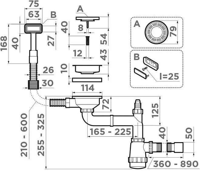 Арматура OMOIKIRI WK-1-GB (4956875)