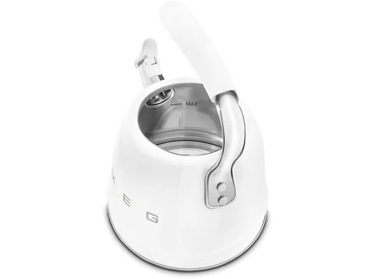 Чайник со свистком SMEG WKF01WH
