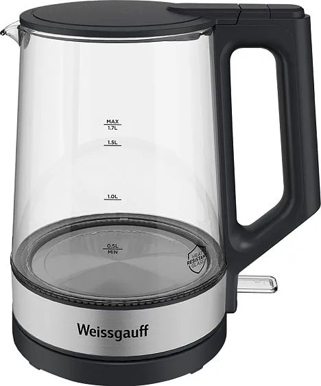Чайник WEISSGAUFF WK 1700 EcoGlass Graphite