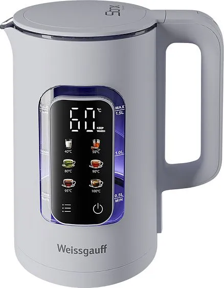 Чайник WEISSGAUFF WK 1500 Dw Touch BodyCool