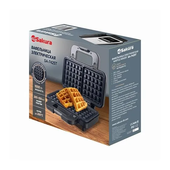 Вафельница SAKURA SA-7425T