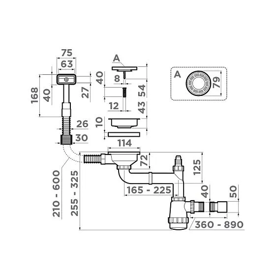 Арматура OMOIKIRI WK-1-S-AB (4956491)