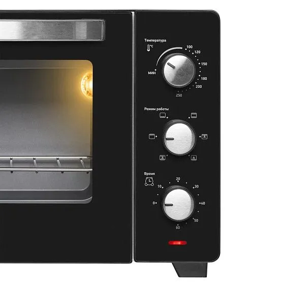 Мини-печь BBK OE3037M черный