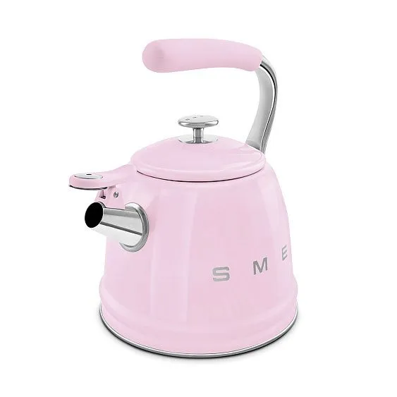 Чайник со свистком SMEG WKF01PK