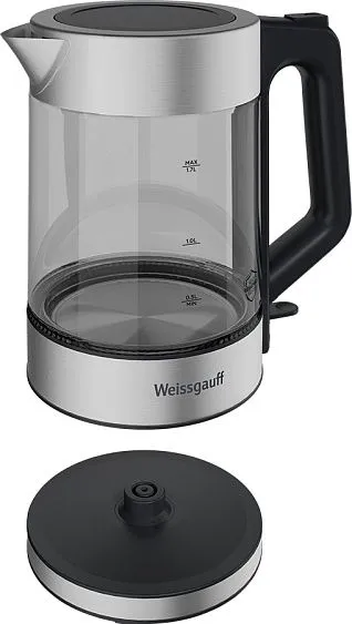 Чайник WEISSGAUFF WK 1720 EcoGlass Inox
