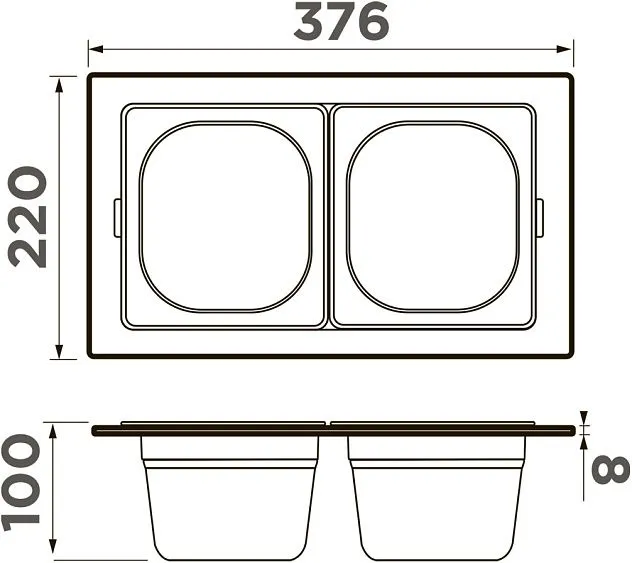 Контейнер OMOIKIRI DC-04-2-IN (4999084)