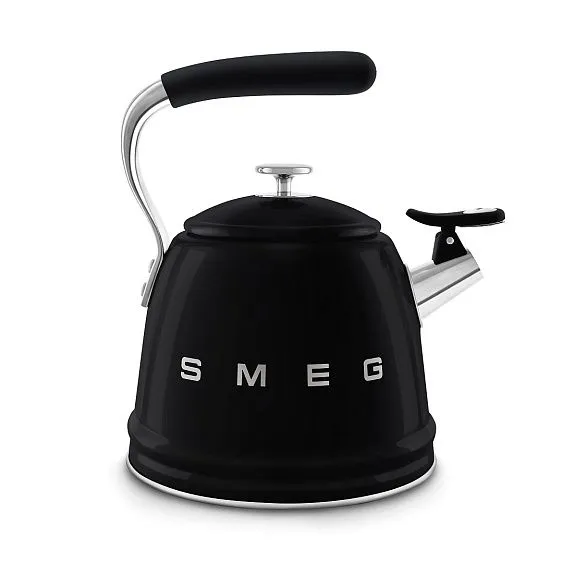 Чайник со свистком SMEG WKF01BL