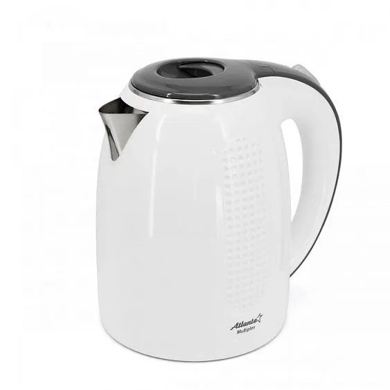 Чайник ATLANTA ATH-2427 белый/серый