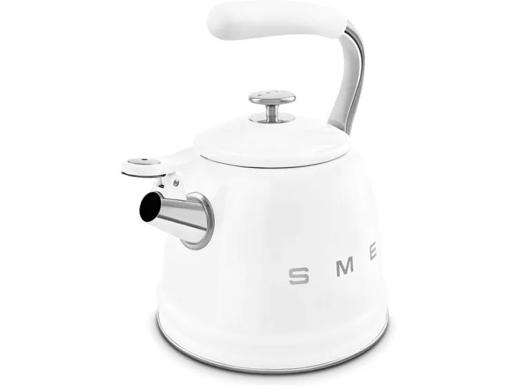 Чайник со свистком SMEG WKF01WH