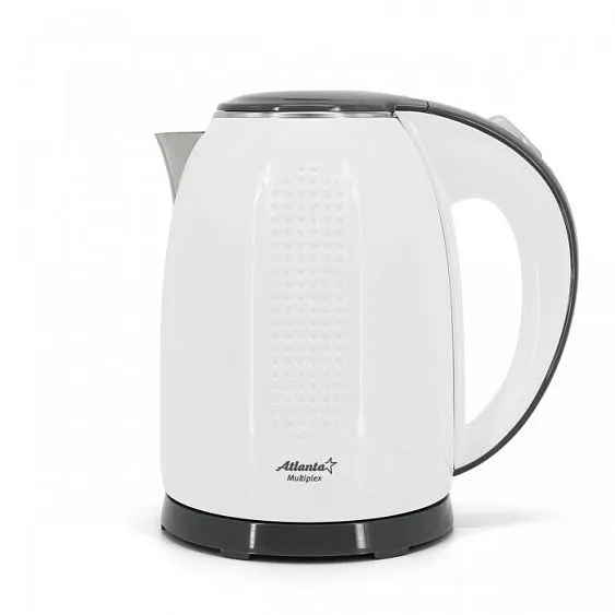 Чайник ATLANTA ATH-2427 белый/серый