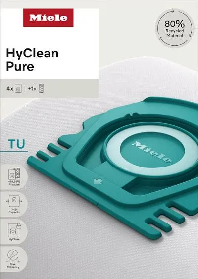 Мешок-пылесборник MIELE CO HyClean 3D (4 мешка и 1 фильтр) PURE