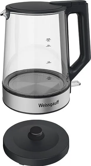 Чайник WEISSGAUFF WK 1700 EcoGlass Graphite