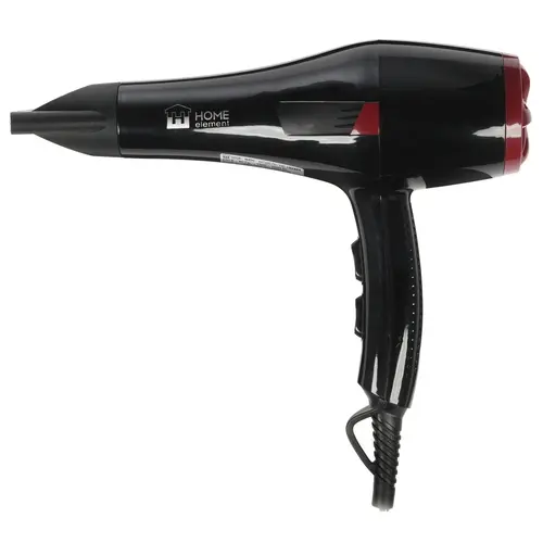 Фен HOME ELEMENT HE-HD321 бордовый гранат
