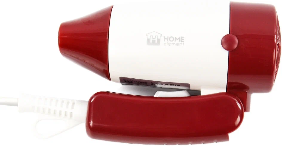 Фен HOME ELEMENT HE-HD318 бордовый гранат