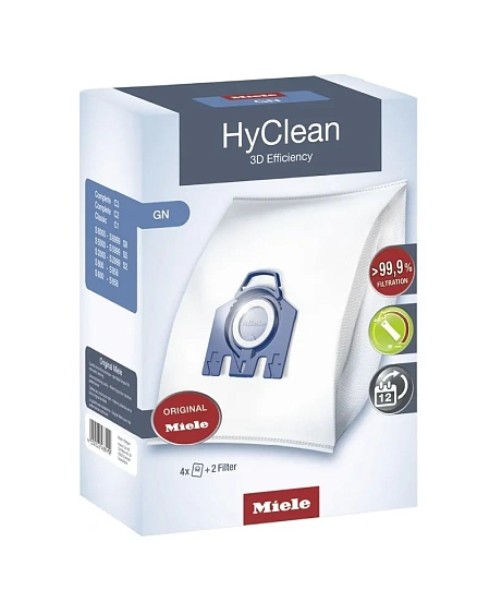 Мешок-пылесборник MIELE 09 9177 30 gn hyclean 3d efficiency