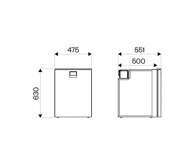 Автохолодильник INDEL B CRUISE DRAWER DR85