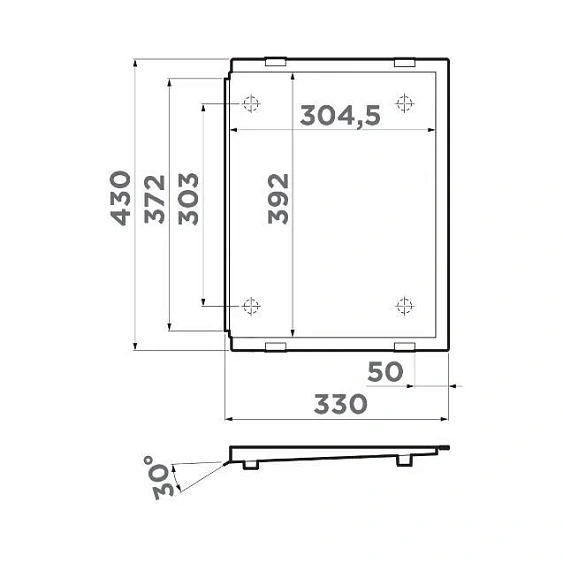 Крыло для моек OMOIKIRI RE-01-IN (4999016)