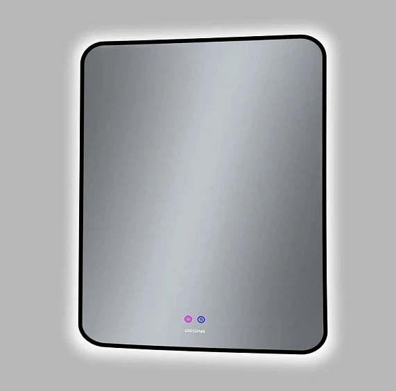 Зеркало GROSSMAN ELEGANS-норма BLACK 700х800х45 мм 1770802