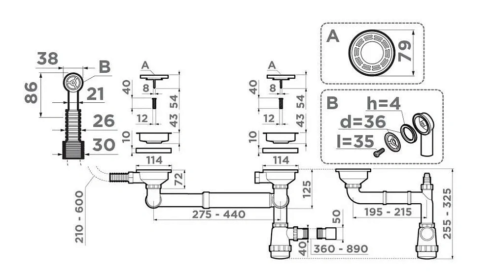 Арматура OMOIKIRI WK-1,5-R-IN (4998056)