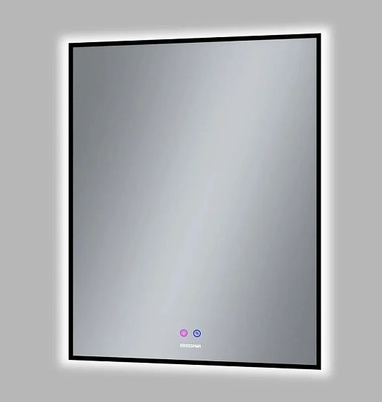 Зеркало GROSSMAN PRAGMA-норма BLACK 700х800х45 мм 1870802