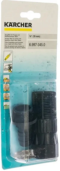 Входной фильтр с обратным клапаном KARCHER basic 3/4 6.997-345.0